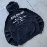 Casual Print Zipper Hooded Outerwear