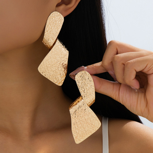 Daily Solid Color Irregular Earrings