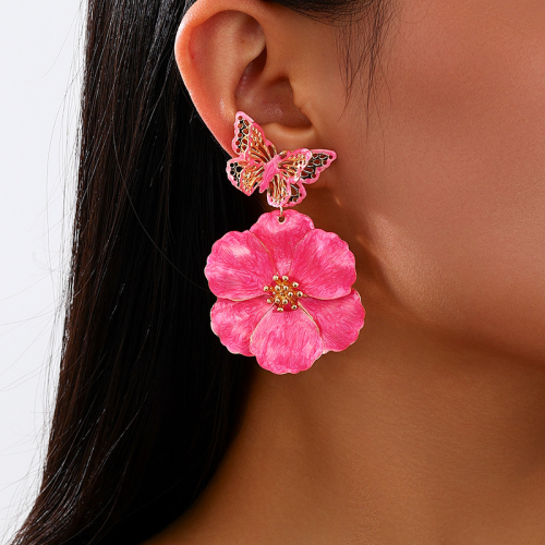 Daily Butterfly Flowers Earrings