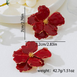 Daily Flowers Irregular Earrings