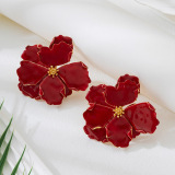 Daily Flowers Irregular Earrings