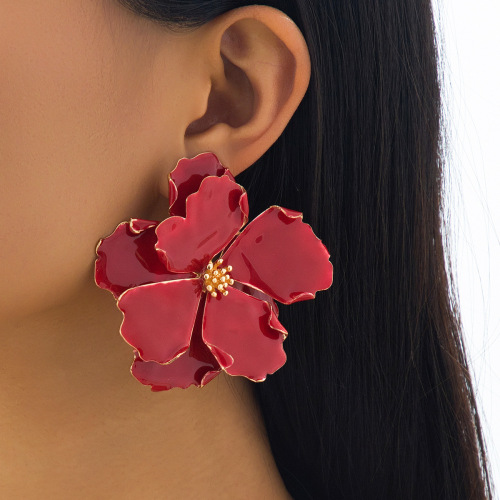 Daily Flowers Irregular Earrings