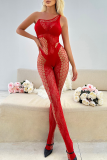Sexy Solid Color Hollow Out Lingerie