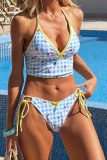 Sexy Vacation Fruit Print Swimwears