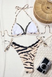 Daily Vacation Leopard Print Swimwears