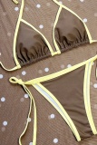 Sexy Vacation Polka Dot 3 Piece Sets