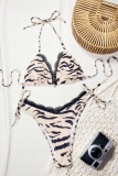 Daily Vacation Leopard Print Swimwears