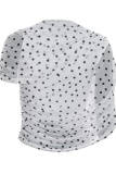 Casual Polka Dot Tops
