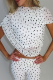 Casual Polka Dot Tops