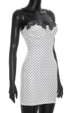 Sexy Polka Dot Lace Spaghetti Strap Sling Dresses