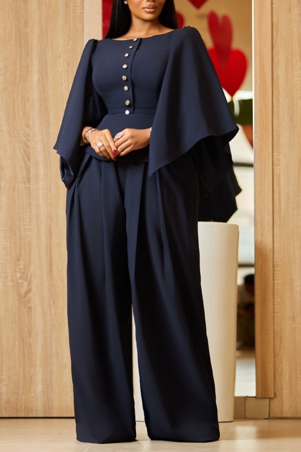 Casual Daily Solid Color Half Sleeve Two Pieces