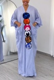 Casual Daily Graphic Print V Neck Dresses
