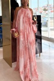 Backless Strap Design Beach Dresses