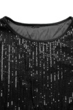 Sexy Street Y2k Solid Color O Neck Short Sleeve Two Pieces
