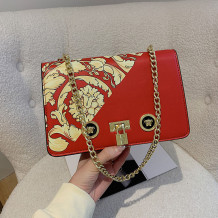 Red Fashion Casual Print Split Joint Bags