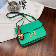 Light Green Fashion Casual Solid Split Joint Bags