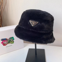 Black Fashion Street Letter Split Joint Hat