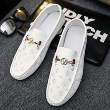 White Fashion Casual Split Joint Closed Comfortable Shoes