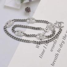 Silver Fashion Simplicity Letter Chains Necklaces