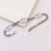 Silver Fashion Simplicity Letter Chains Bracelets
