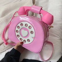 Pink Casual Solid Patchwork Bags