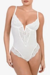 White Sexy Solid Patchwork Backless Bustiers