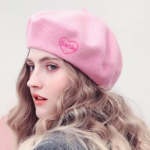 Pink Casual Sportswear Letter Embroidered Hat
