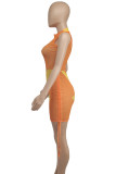 Light Green Sexy Print Patchwork Draw String Mesh Contrast O Neck Sheath Dresses