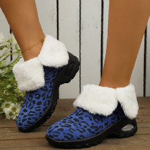 Blue Casual Patchwork Round Keep Warm Comfortable Out Door Shoes