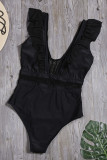 Fashion Sexy Solid Split Joint Swimwears