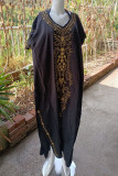 Fashion Vacation Print Split Joint Swimwears Cover Up