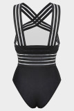 Fashion Simplicity Solid Split Joint Swimwears