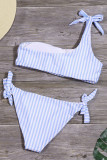 Fashion Sportswear Striped Swimwears