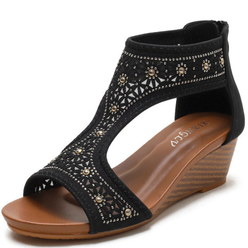 Fashion Daily Hollowed Out Opend Comfortable Shoes