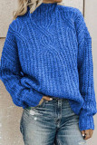 Fashion Casual Adult Solid Pullovers Turtleneck Tops