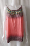 Fashion Casual Print Spaghetti Strap Tops