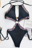 Fashion Sexy Solid Hollowed Out Split Joint Swimwears