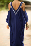 Fashion Vacation Solid Split Joint Swimwears Cover Up
