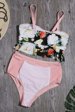 Fashion Sexy Print Split Joint Swimwears