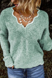 Fashion Street Solid V Neck Tops