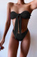 Fashion Sexy Solid Frenulum Swimwears