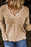Fashion Street Solid V Neck Tops