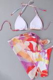 Fashion Sexy Print Backless Swimwears