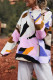 Fashion Casual Print Split Joint Hooded Collar Tops