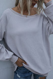 Fashion Street Solid O Neck Tops