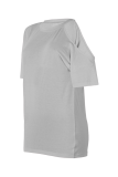 Casual Solid O Neck T-Shirts