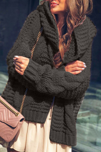 Fashion Sexy Solid Hooded Collar Tops