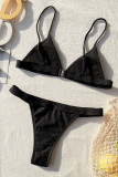 Fashion Simplicity Solid Swimwears