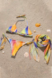 Fashion Sexy Print Frenulum Swimwears