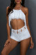 Fashion Sexy Solid Frenulum Swimwears Cover Up